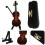 2sets Wood Mini Violin Model Realistic Photo Prop 10