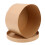 1set Round Kraft Paper Box Cookie Cake Cupcake Container 10