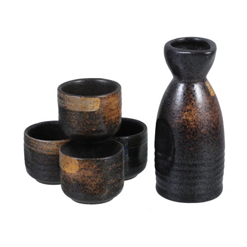 1set Japanese Sake Set with Jar Cups Bottle