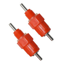 20 Pieces Chicken Water Feeder Connector Adapter for Poultry Drinker Dispenser, Durable Plastic, Compatible with Standard Water Bottles