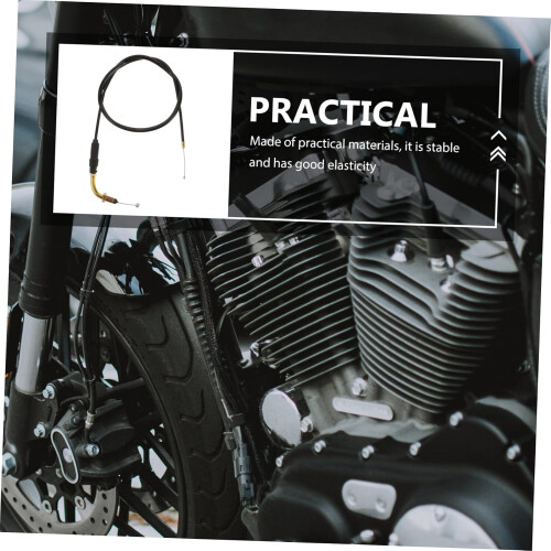 Motorcycle Throttle Cable Replacement Durable Elastic Motorbike Cable Compatible with Various Models 1