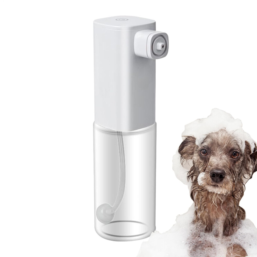 Foaming Hand Soap Dispenser Automatic Electric Foam Shampoo Dispenser for Dogs and Cats, Pet Bathing Gel Frother