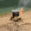Portable Mesh Fire Pit Stainless Steel Stand 11