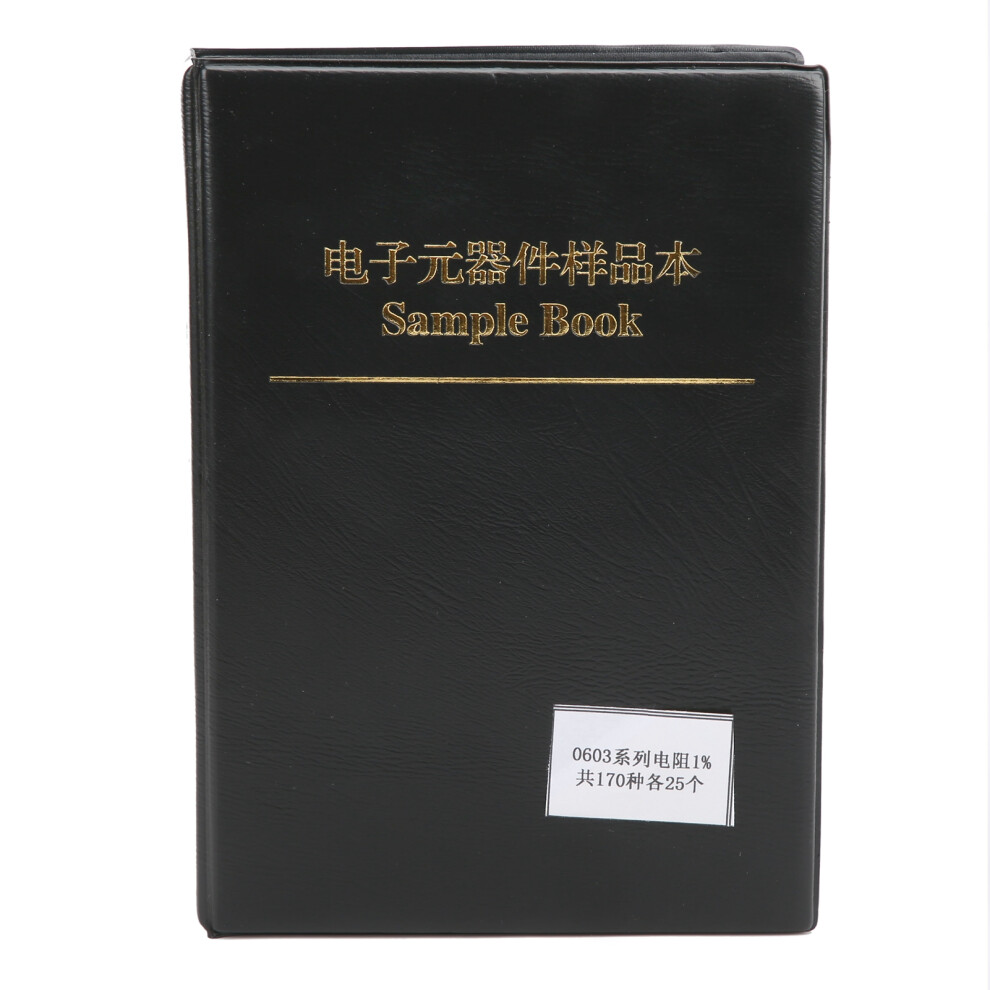 SMD Resistor Sample Book 4250Pcs 170 Value 0603