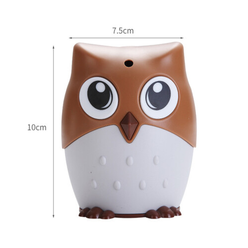 Automatic Toothpick Box Owl-Shaped Plastic Holder (Orange) 1