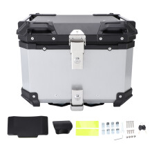 45L Motorcycle Top Case Quick Release Leather