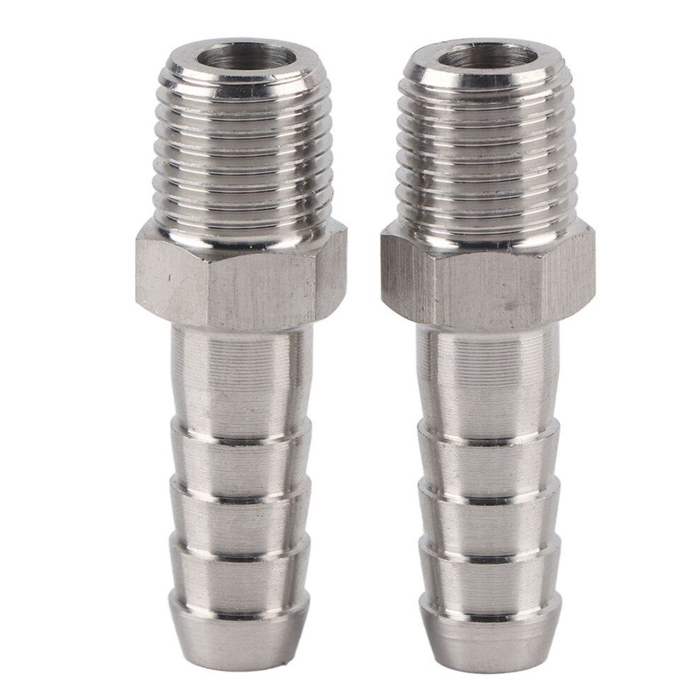 2PCS 1/4in Stainless Steel BSPT Male Thread-image-OPC-PKBNMT8-NEW