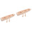 2sets Unfinished Wooden Boat Craft with Paddle 6