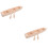 2sets Unfinished Wooden Boat Craft with Paddle 8