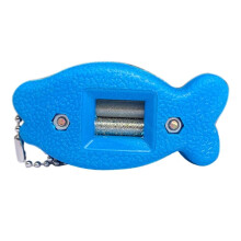 Ice Skate Sharpener Double Side Portable Hanging Tool for Ice Hockey Blades - Blue Ice Skate Accessories