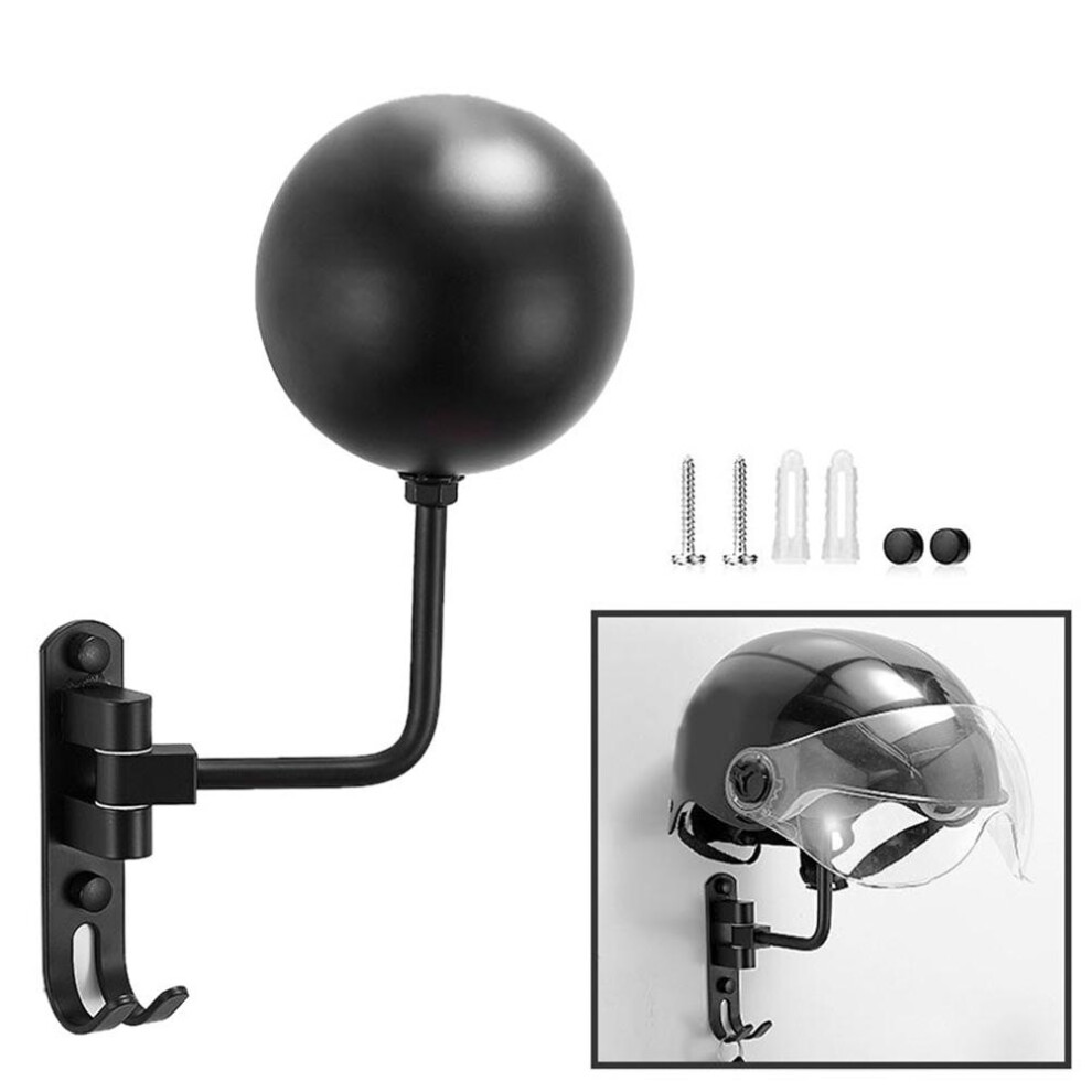 Helmet Holder 180 Degree Rotation Helmet Rack With 8320539846378