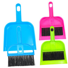 Mini Dustpan and Broom Set - 3 Sets Small Cleaning Tools for Pet Cages, Desktops, and Tight Spaces - Easy Storage