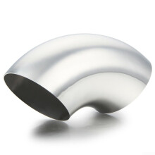 Non Magnetic Stainless Steel 90 Degree Bend Elbow Pipe 2 Inch for Automotive Exhaust and Fuel Line Repairs