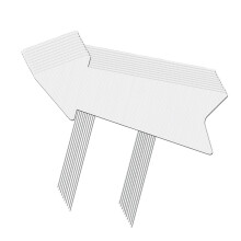 Multipurpose Yard Plaque Without Tool Stable Ground-10 pieces