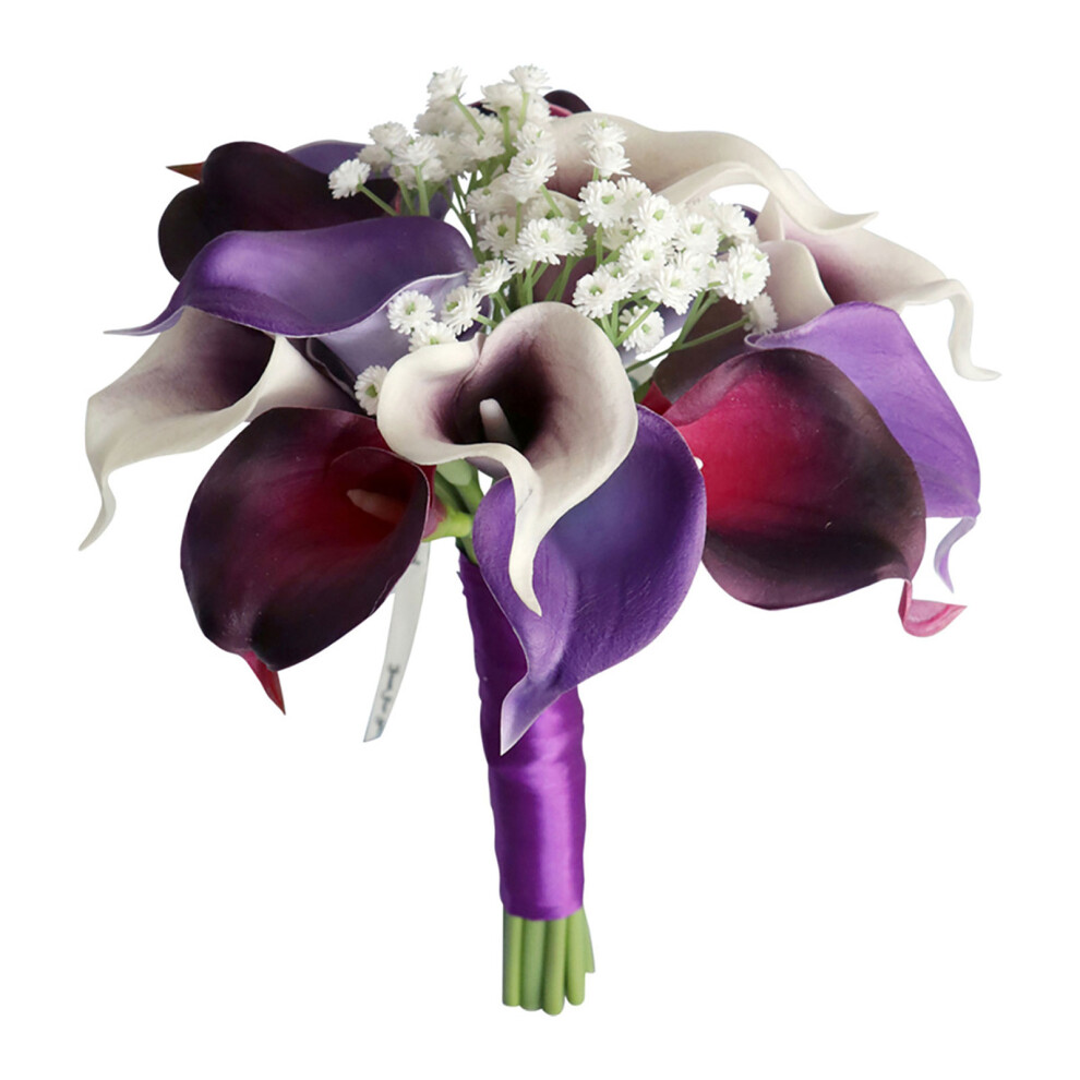 Wedding Bridal Bouquet Calla-Lily Flower Bridesmaid Bouquet-image-OPC-PKBNSQD-NEW