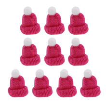 Bundle of 10 Mini Knitted Hats Clothing Accessories and-10