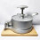 Strong Aluminum Hamburger Maker With Elastomer Nonstick Face And 4
