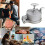 Strong Aluminum Hamburger Maker With Elastomer Nonstick Face And 5