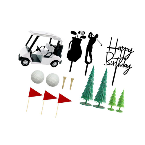 Recyclable Plastic Golfing Cart Cake Leader Highlighting-B