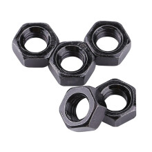 Black Zinc Plated Carbon Steel Threaded Metric Hex