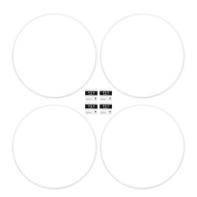 4PCS 20 Inch Wheel Rim Protector ABS Scratch Proof