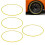4pcs Wheel Rim Protector Curb Rash Prevention Self 12