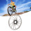 Bike Disc Brake Rotor 203mm Durable Rustproof 11