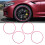 4pcs Wheel Rim Protector Curb Rash Prevention Self 11