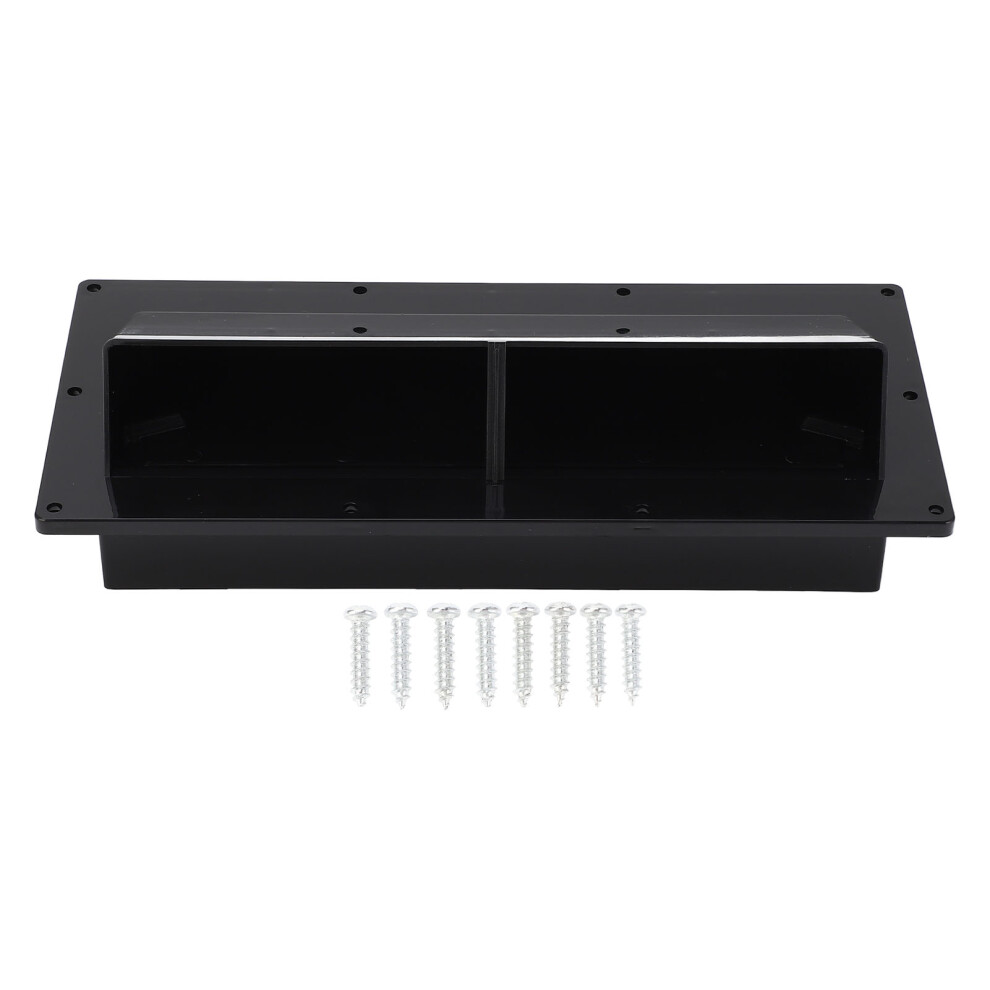 Rv Range Hood Vent Cover With Lockable Clip Black 8320539848976