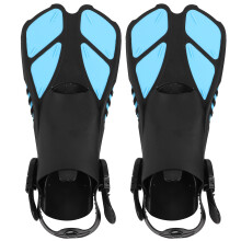1 Pair Adjustable Diving Fins Soft TPR Open Heel