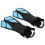1 Pair Adjustable Diving Fins Soft TPR Open Heel 4