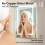 （40x60）Corner Bathroom Mirror Cabinets Wall Mounted with 3-Color Led 2