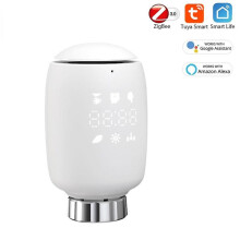 Tuya Zigbee3.0 Thermostatic Radiator Valve Temperature Controller Intelligent Radiator Actuator Supp