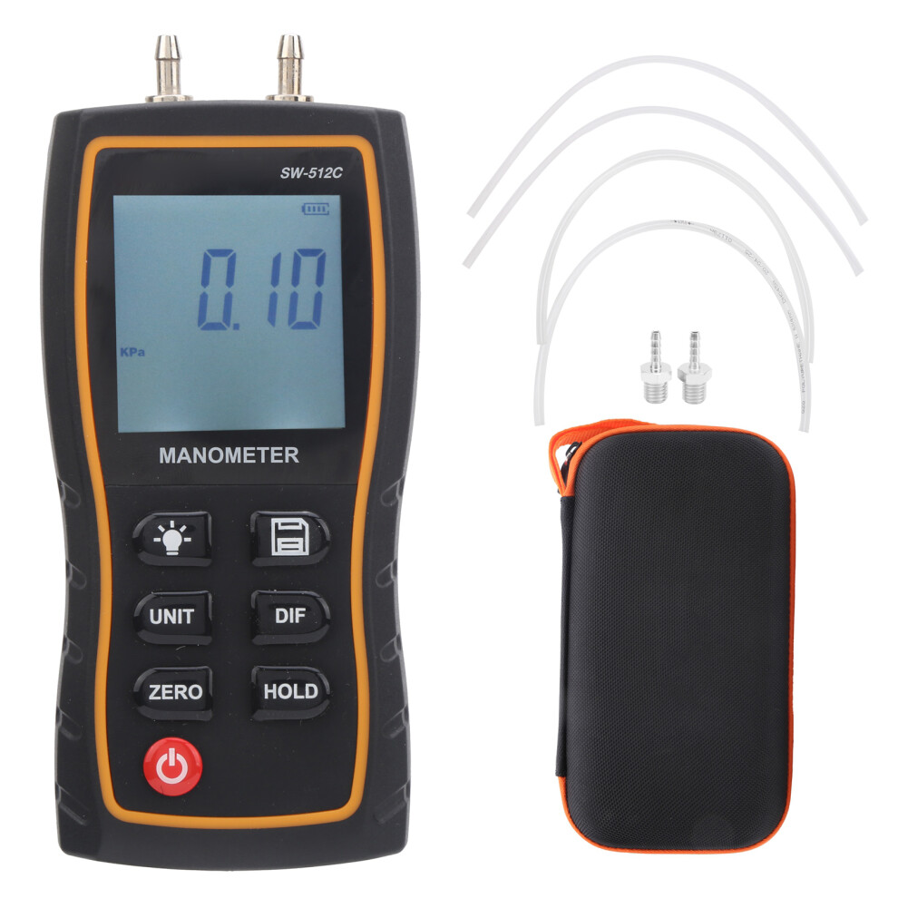 Swâ512C Digital Manometer Hvac Air Pressure Meter 8320539849553