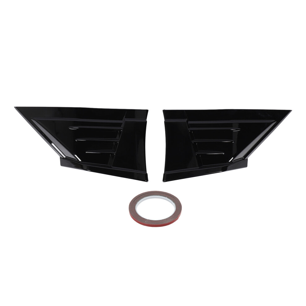 Pair Of Rear Bumper Corner Spoiler Glossy Black 8320539849713