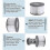 Replacement Filters for Mspa Filter Cartridge, for Underwater and Hot Spa 5
