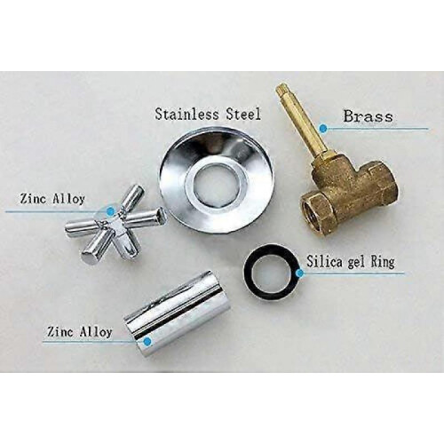 Shower Shut Off Valve,Water Flow Control Valve Straight Replacement Part 2