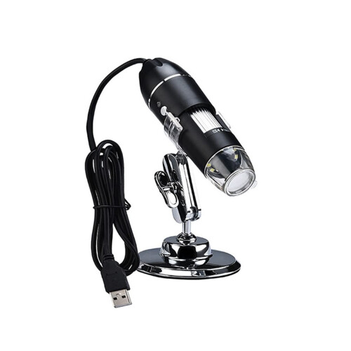 Lab Microscope Accessories 500-1600X Portable Handheld Digital Microscope with 1000X Magnification and USB Connectivity