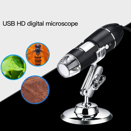Lab Microscope Accessories 500-1600X Portable Handheld Digital Microscope with 1000X Magnification and USB Connectivity 2