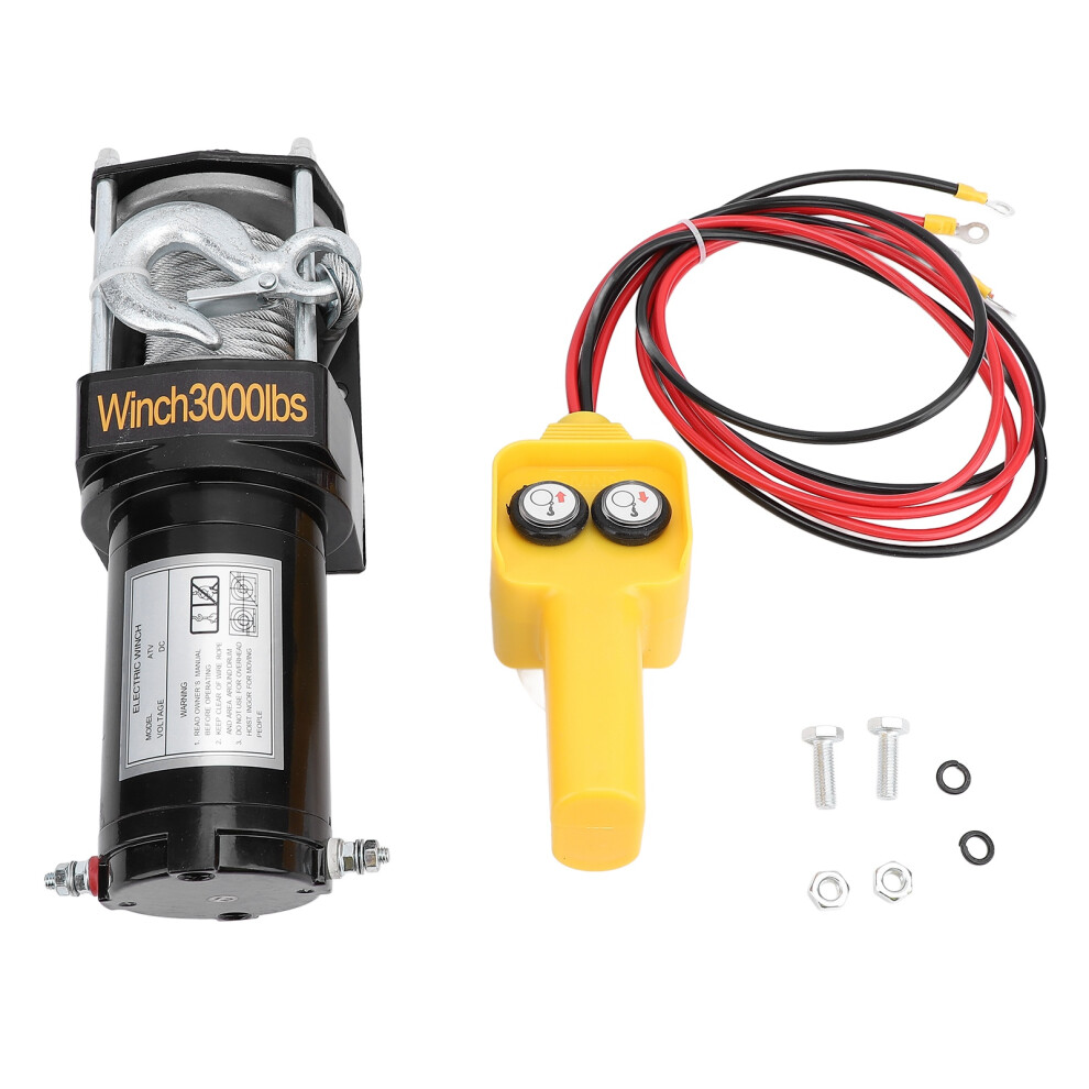 12V 3000Lbs Load Bearing Electric Winch Kits 8320539850320
