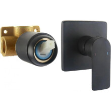 Shower Mixer Valve, Square Single Function Shower Handle Valve Single Handle