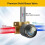 Shower Mixer Valve, Square Single Function Shower Handle Valve Single Handle 4