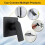 Shower Mixer Valve, Square Single Function Shower Handle Valve Single Handle 3
