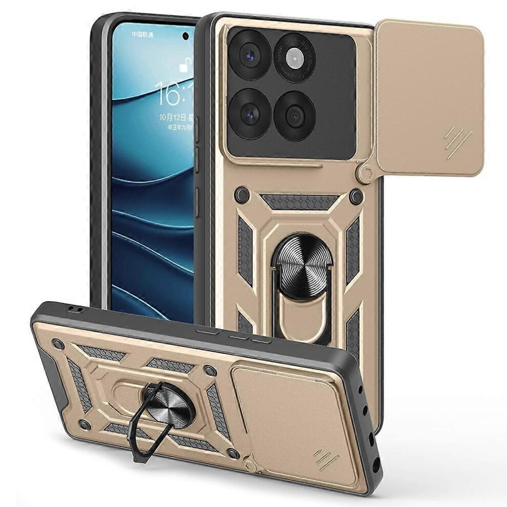 For Motorola Edge 60 5G 60 Fusion 5G Case With Slide Camera Lid Pc+Tpu Kickstand Phone Cover 6935159112080
