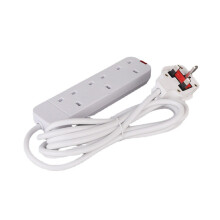 Electric Uk Plug Socket 3m Extension Lead Cable 13a Outlets Home Use Office