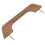 Teak Handrail 12 Inch Single Loop Handle Ergonomic 8