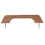 Teak Handrail 12 Inch Single Loop Handle Ergonomic 1