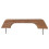 Teak Handrail 12 Inch Single Loop Handle Ergonomic 4