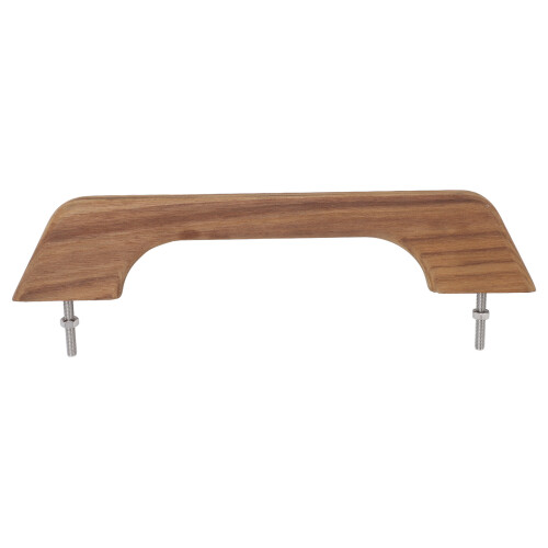 Teak Handrail 12 Inch Single Loop Handle Ergonomic 2