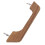 Teak Handrail 12 Inch Single Loop Handle Ergonomic 10